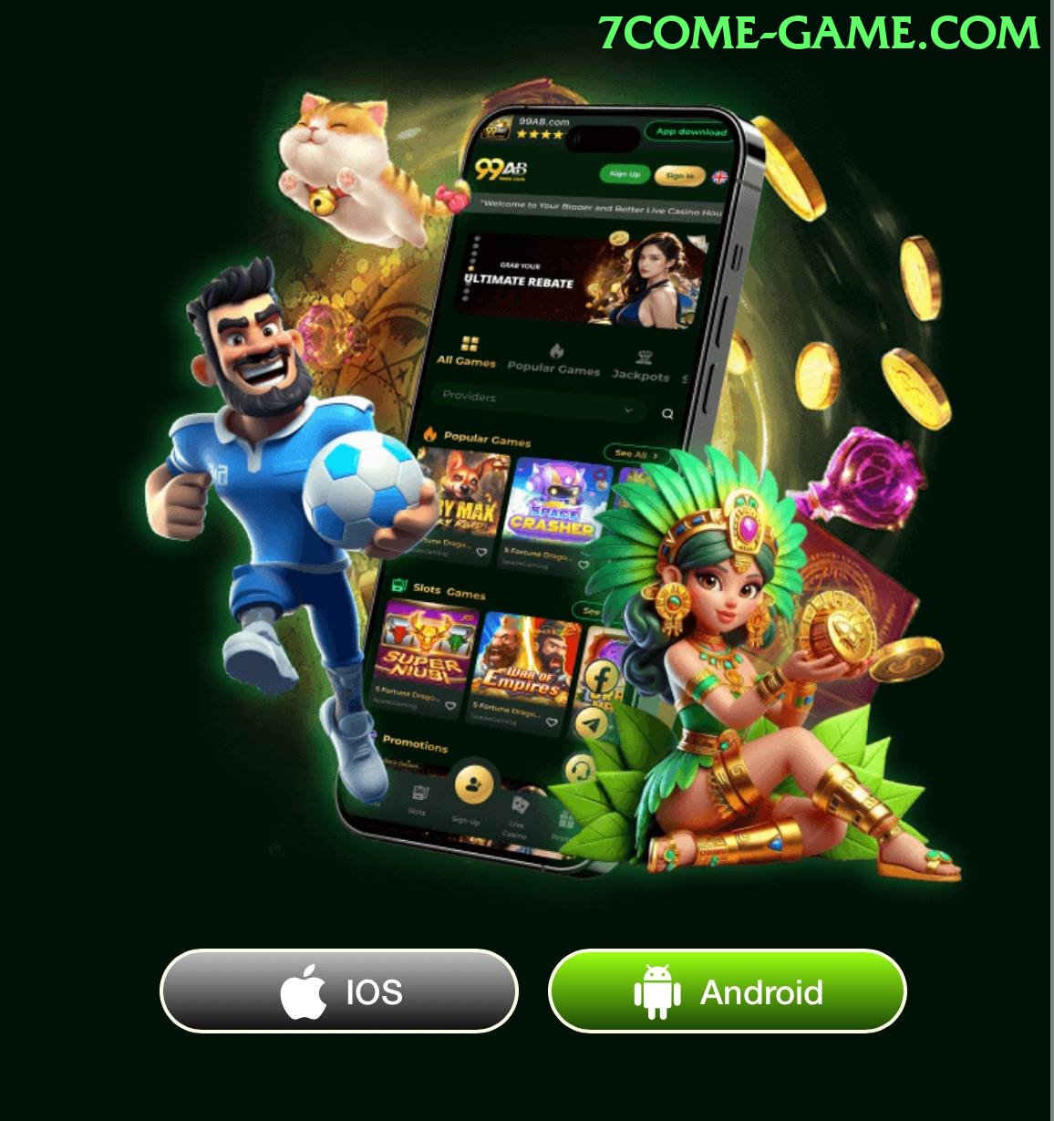 7Come game app for Pakistan players