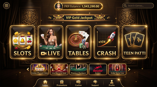 Main screen of 7Come casino page for PK players